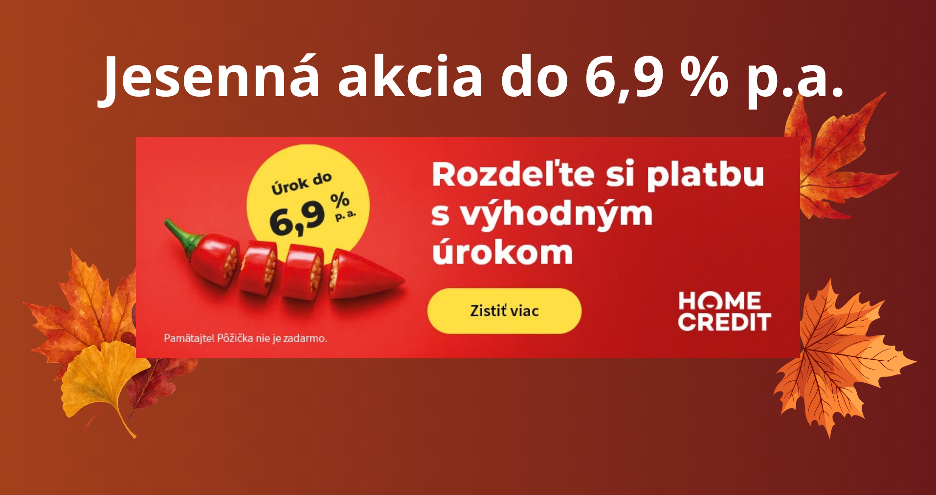 Jesenná akcia s Homecredit