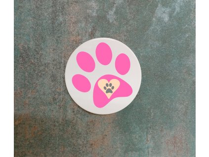 tlapka velká růžová