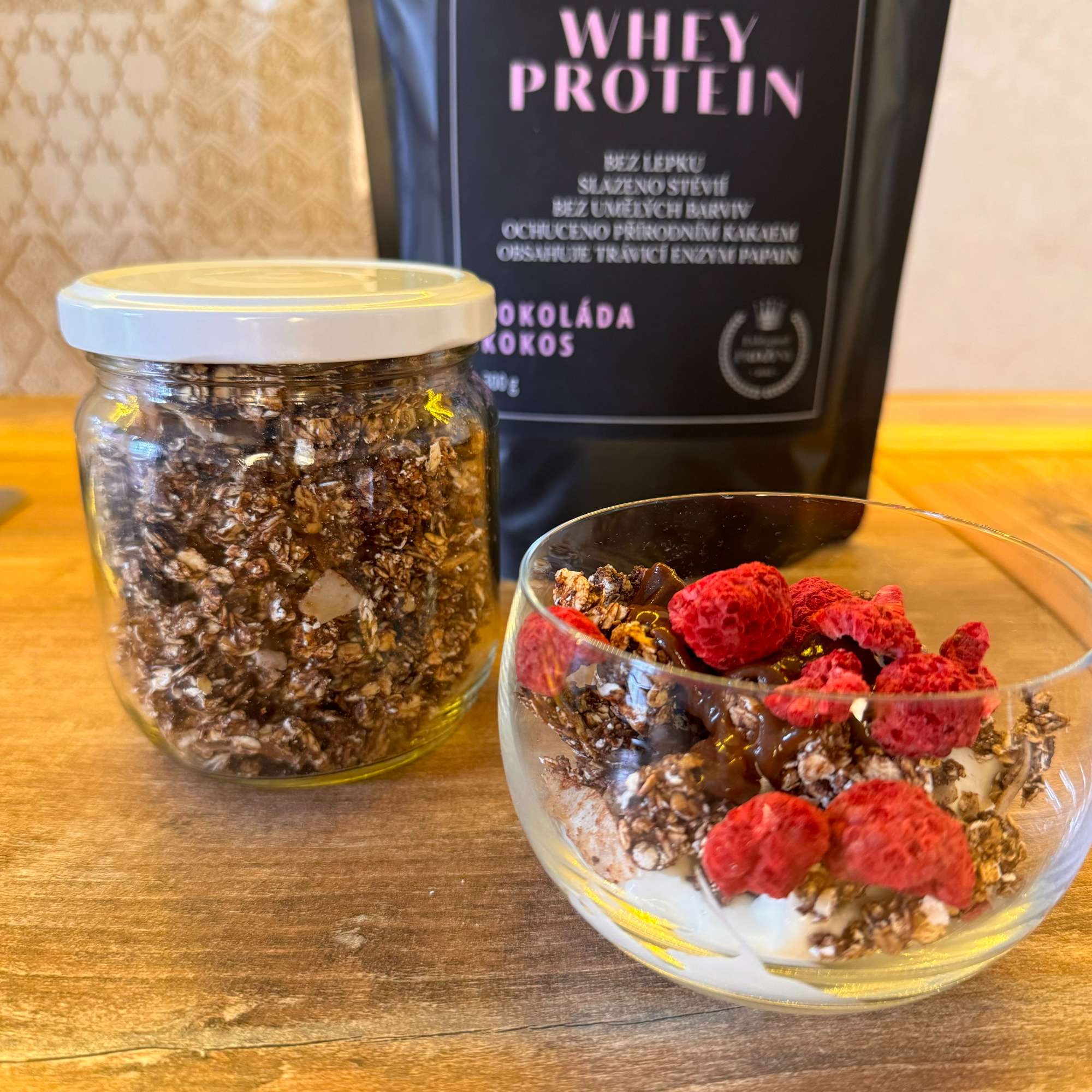 Čoko-kokos granola