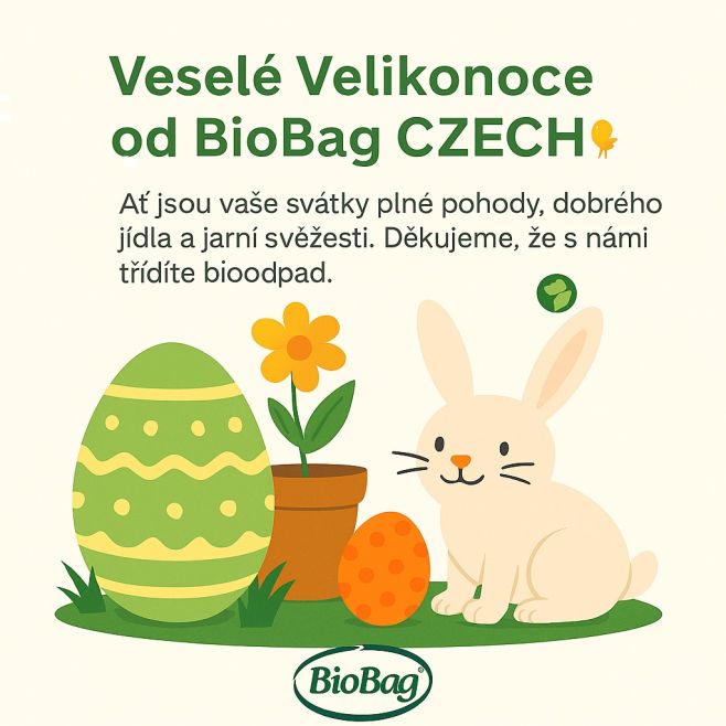 Veselé Velikonoce BioBag CZECH! 🐣 Ať jsou vaše svátky plné pohody, dobrého jídla a jarní svěžesti. Děkujeme, že s námi...