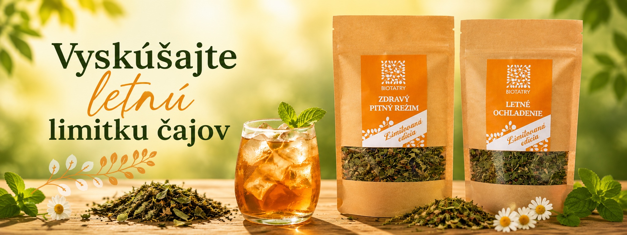 Ochutnajte letnú limitku čajov