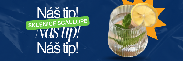 Sklenice scallope