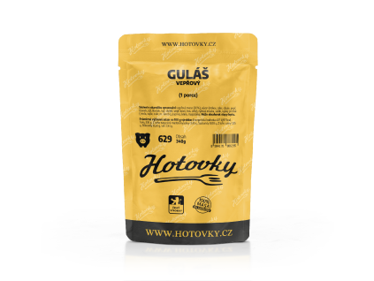 629 Vepřový guláš 1 porce
