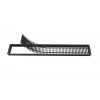 Grille roll-up, aluminium, anodized black (Frame L - frame, Length (mm) 700, Width (mm) 170)
