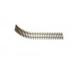 Grille roll-up, aluminium, anodized dark bronze (Frame L - frame, Length (mm) 700, Width (mm) 170)