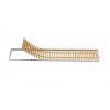 Grille roll-up, beech, unvarnished (Frame type L - frame, anodized natur, Length (mm) 700, Width (mm) 170)