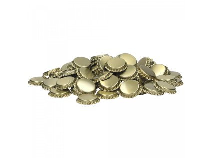 Korunkové uzávery 26 mm zlaté – 10 000 ks (2)