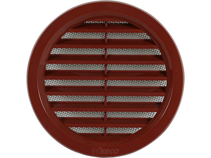 Větrací mřížka PVC 70mm hnědá
