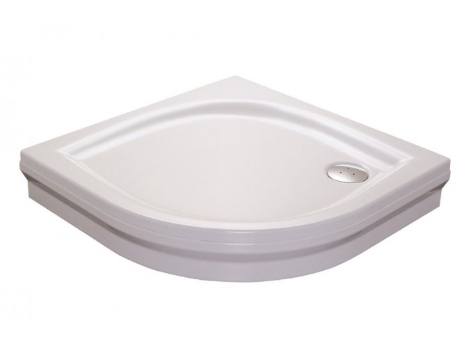 RAVAK ELIPSO 100PAN čtvrtkruhová sprchová vanička 100/100cm, akrylát