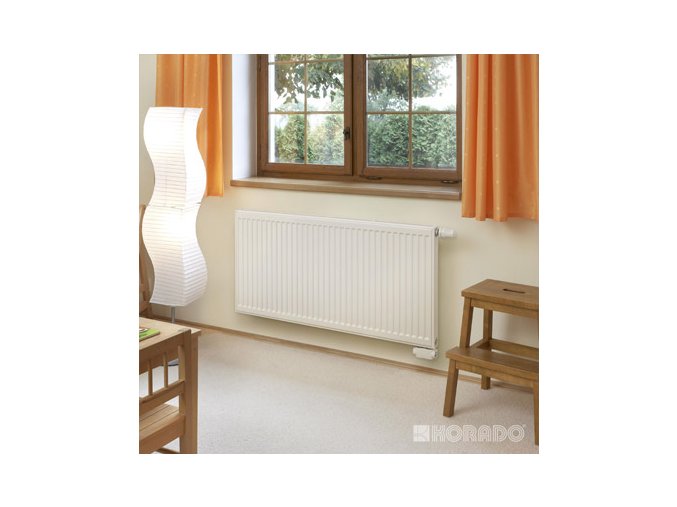 RADIK VK 10 6100 deskový radiátor se spodním připojením, bílý