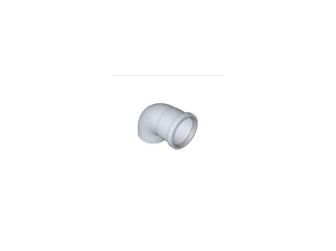 KOUŘ B52100216 koleno 80/90° pro odvod spalin kondenzačních kotlů