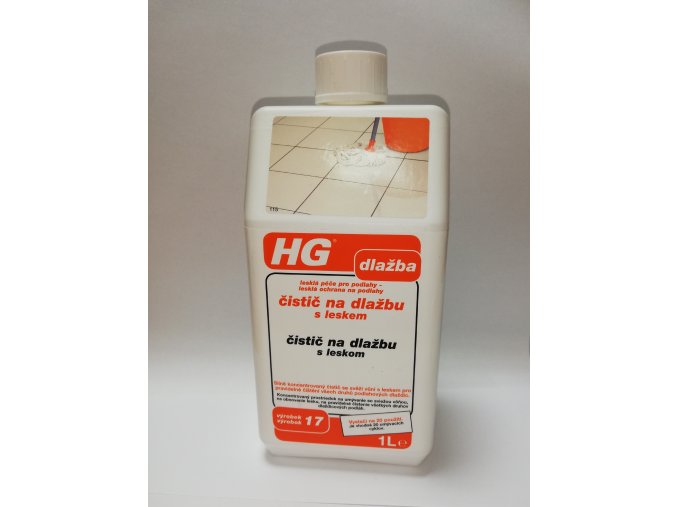 HG čistič na dlažbu s leskem