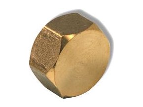 MOS 672 40 mosazné víčko 6/4"
