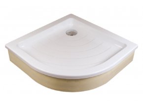 RAVAK RONDA 80EX čtvrtkruhová sprchová vanička 80/80cm, akrylát