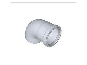 KOUŘ B52100216 koleno 80/90° pro odvod spalin kondenzačních kotlů