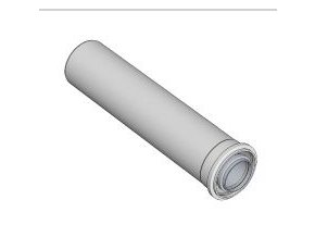KOUŘ B52100003 koaxiální trubka 60/100/1000mm pro odvod spalin kondenzačních kotlů