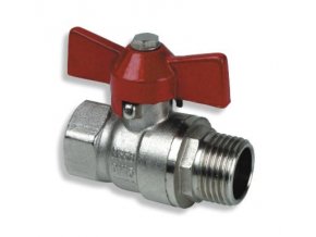 ARM KK 322-15M kulový kohout 1/2" - motýlek, závit vnitřní/vnější