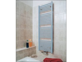 KLCM 1500.600 koupelnový žebřík 150/60 cm bílý, rovný, středové připojení