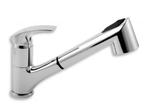 NOVASERVIS METALIA 57081.0 dřezová stojánková bateries vytahovací sprchou, chrom