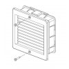 Větrací mřížka PVC 200x200mm uzaviratelná