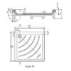 RAVAK ANGELA 80EX čtvercová sprchová vanička 80/80cm, akrylát