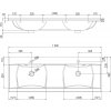 RAVAK CLASSIC DVOJUMYVADLO 1300x490mm - KONCEPT CLASSIC