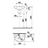JIKA LYRA PLUS H8153810001051 40cm s otvorem vlevo