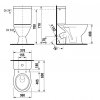 JIKA Lyra Plus H8263840002411 WC kombi zadní, šikmý