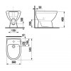 JIKA LYRA PLUS H8323810003041 bidet stojící