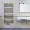 KRCM 1820.450 koupelnový žebřík 182/45 cm bílý, prohnutý, středové připojení