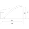 TITANIA IRIS 92091.0 dřezová stojánková baterie chrom