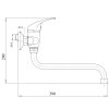 NOVASERVIS METALIA 55079.0 dřezová baterie 100mm chrom