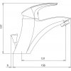 Novaservis METALIA 57002,0 stojánková umyvadlová baterie s výpustí 5/4"