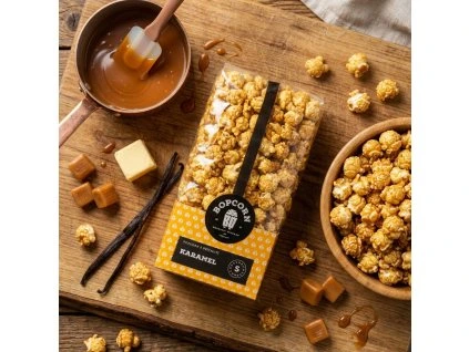 Karamelový popcorn