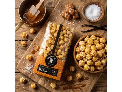 Slaný karamel popcorn