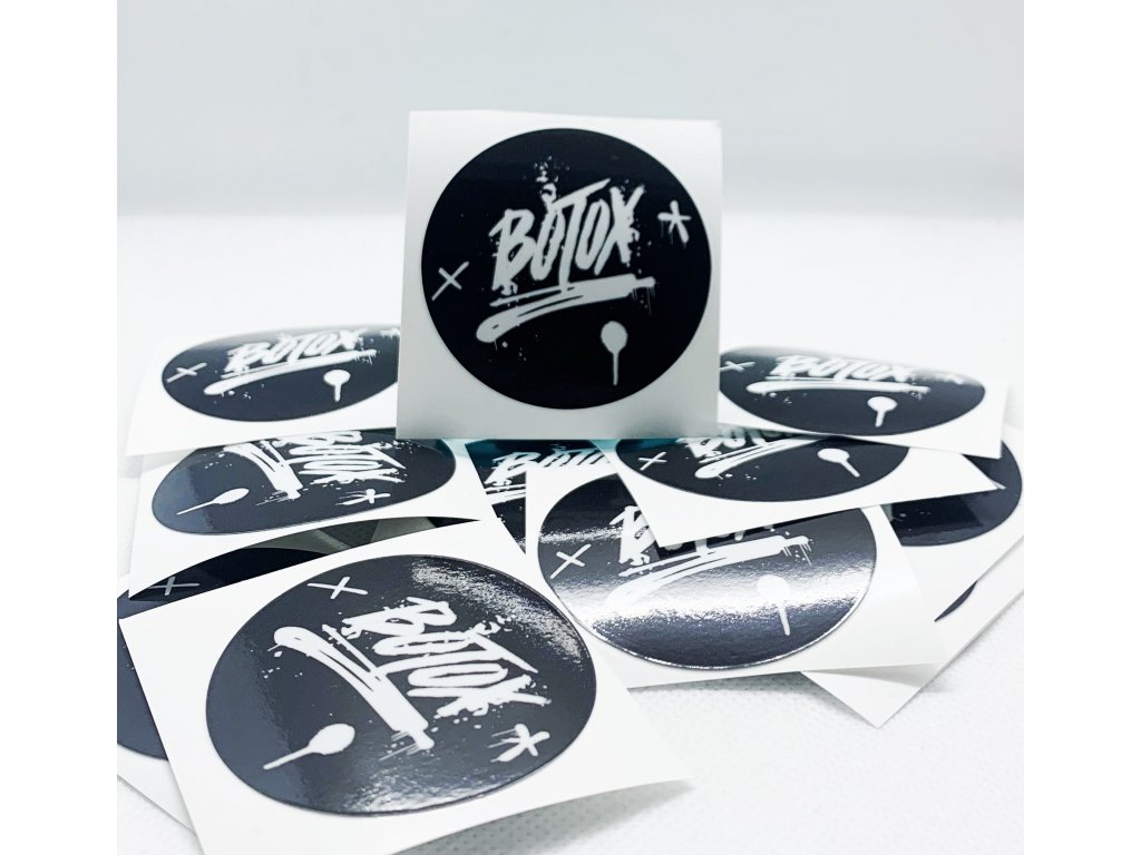 Samolepka nové logo "BOTOX" 10cm
