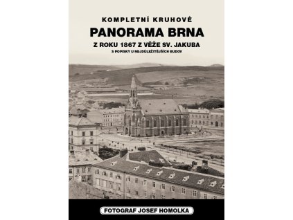 panorama brna z roku 1867 z veze sv jakuba
