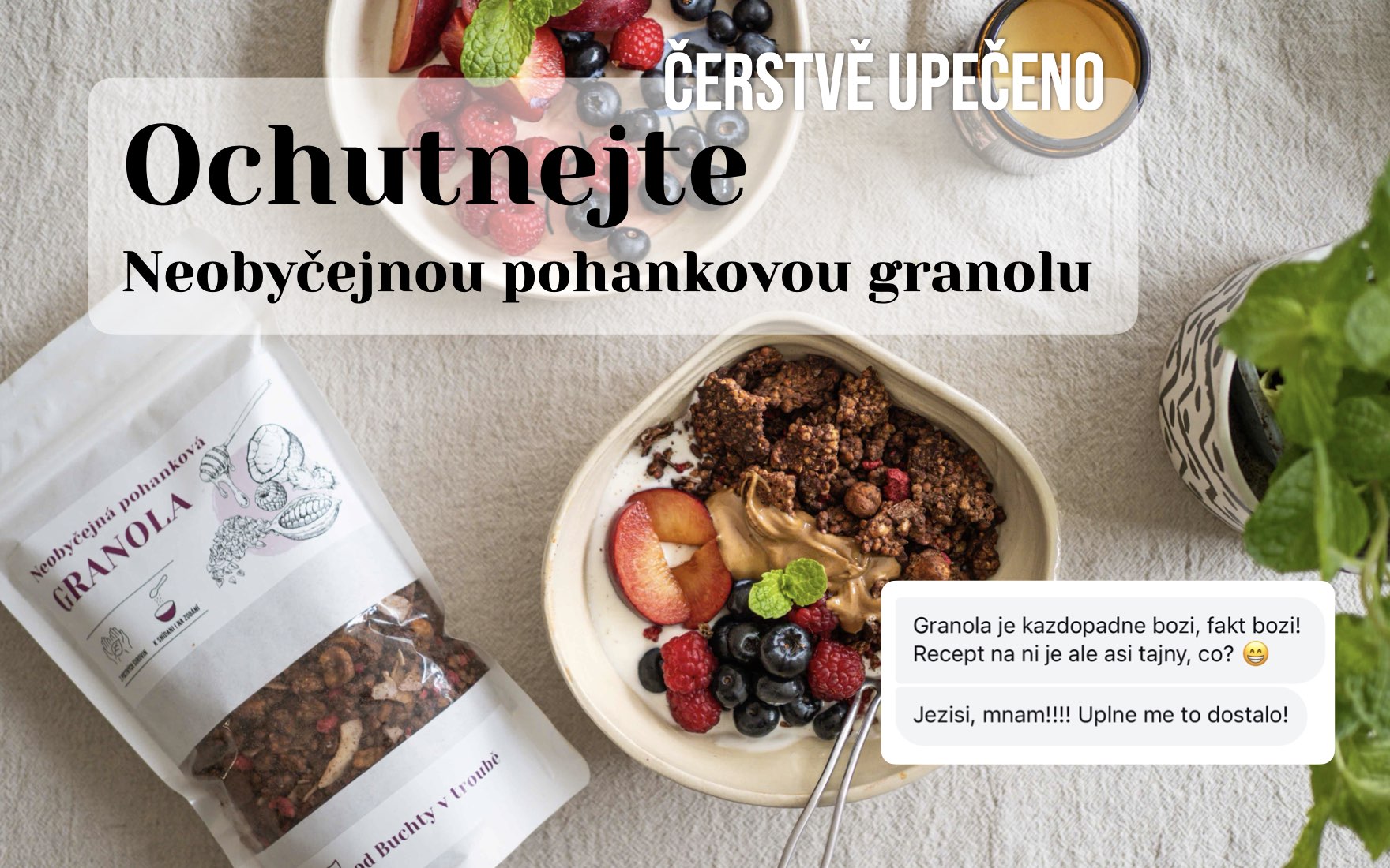 Neobyčejná pohanková granola