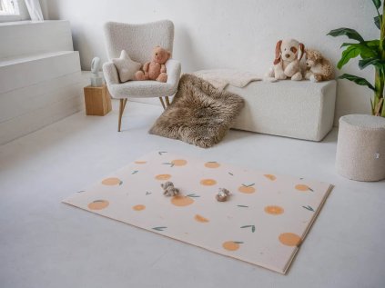 Bunny & Bro dětská hrací podložka Orange Hug