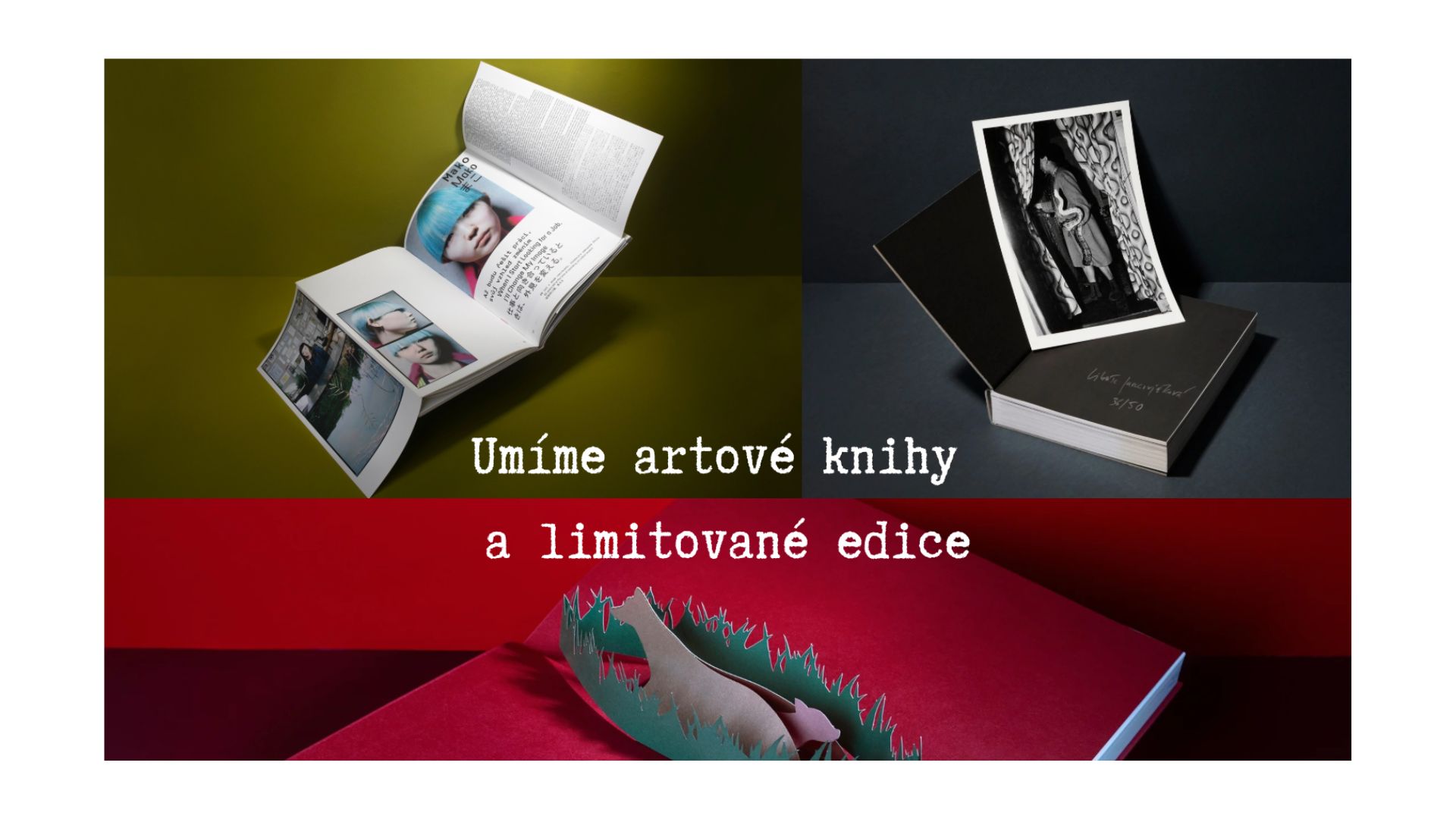 Umíme artové knihy a limitované edice