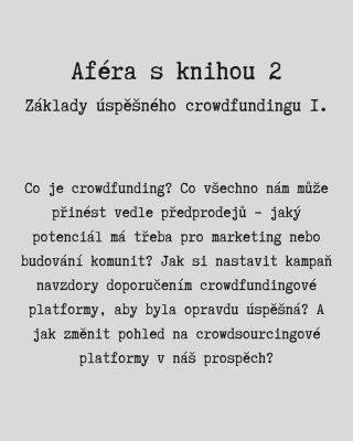 Sledujte Aféru s knihou na @forendors - link v BIO