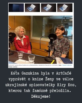 Ženy ve válce byly na @crovltava v Artcafé s Káťou Gazukinou @story_by_kira_kos 😍 Nalaďte si nás ♥️