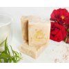 přírodní mýdlo s růží a meduňkou