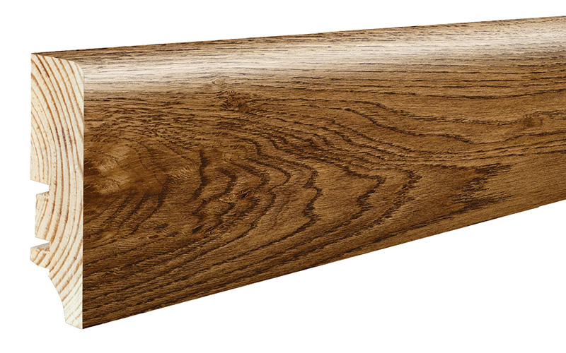 Podlahová soklová lišta dýhovaná, 220 x 6 cm, profil P6P, P6P01472A