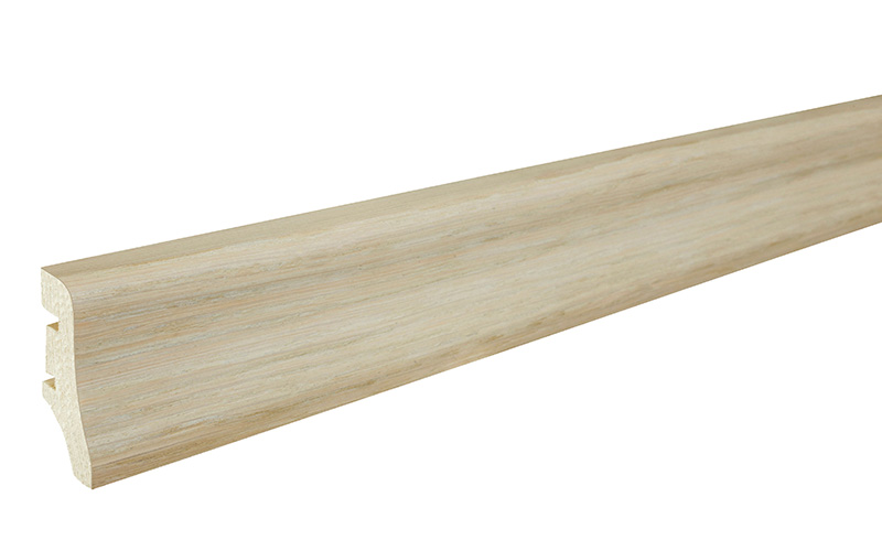Podlahová soklová lišta dýhovaná, 220 x 4 cm, profil P10, P1001031A