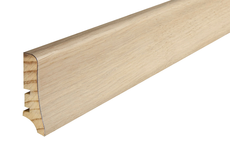 Podlahová soklová lišta dýhovaná, 220 x 5 cm, profil P20, P2001031A