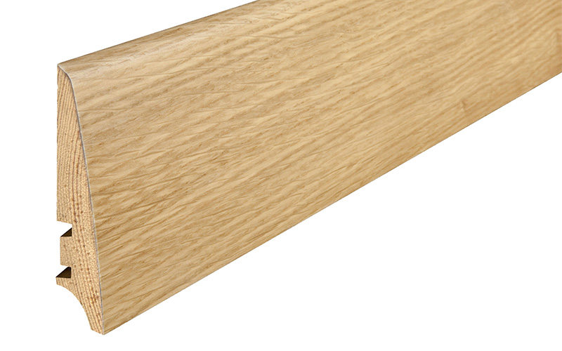 Podlahová soklová lišta dýhovaná, 220 x 7 cm, profil P30, P3001011A