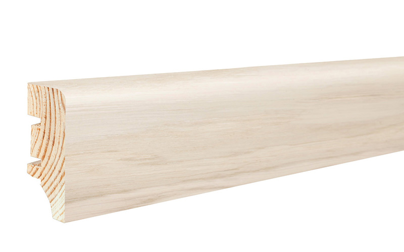 Podlahová soklová lišta dýhovaná, 220 x 4 cm, profil P4P, P4P01032A