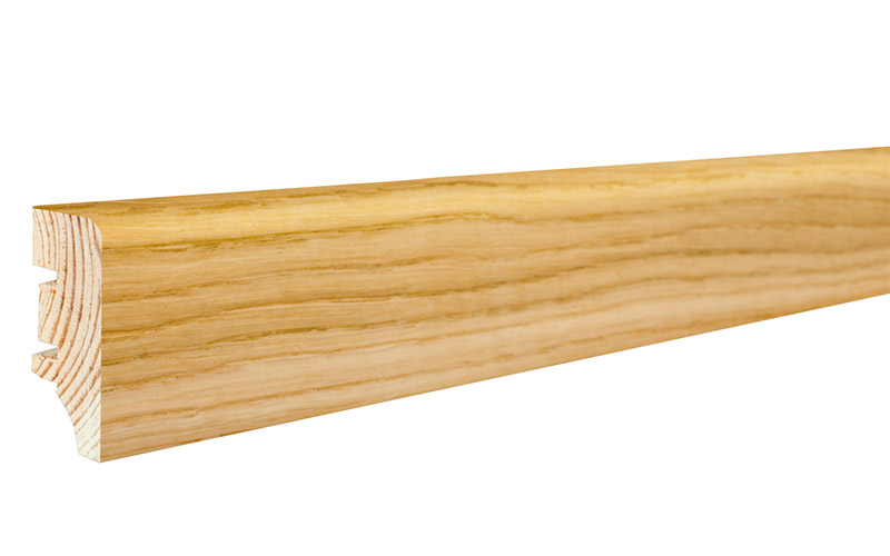Podlahová soklová lišta dýhovaná, 220 x 4 cm, profil P4P, P4P01091A