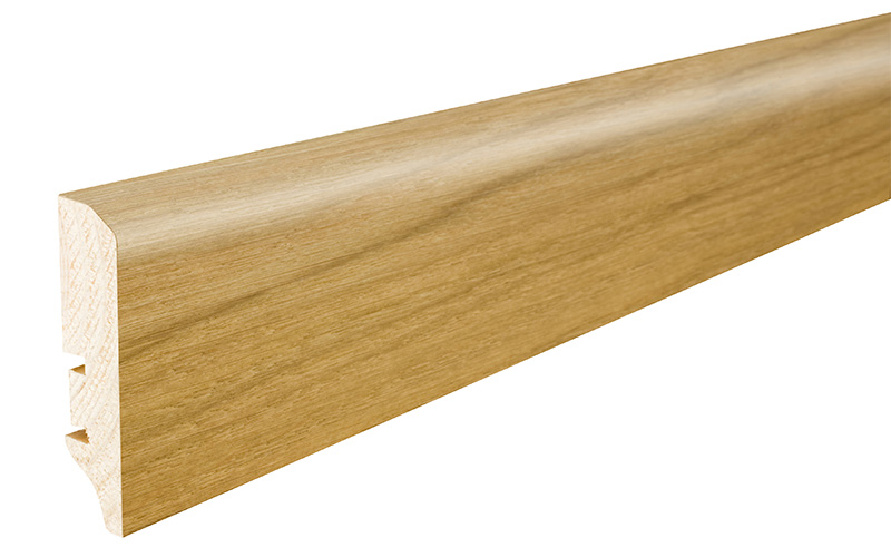 Podlahová soklová lišta dýhovaná, 220 x 6 cm, profil P50, P5001302A